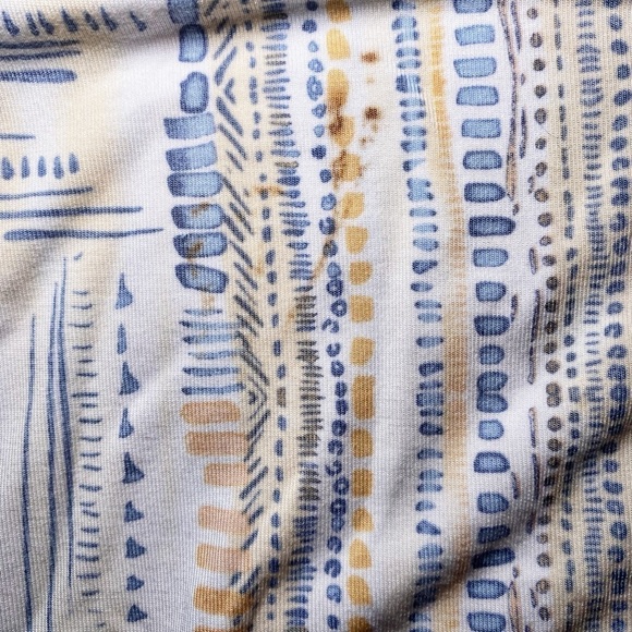 Lysse Soft Modal Blend Mixed Media Fabric Short Sleeve Top - Picture 14 of 14